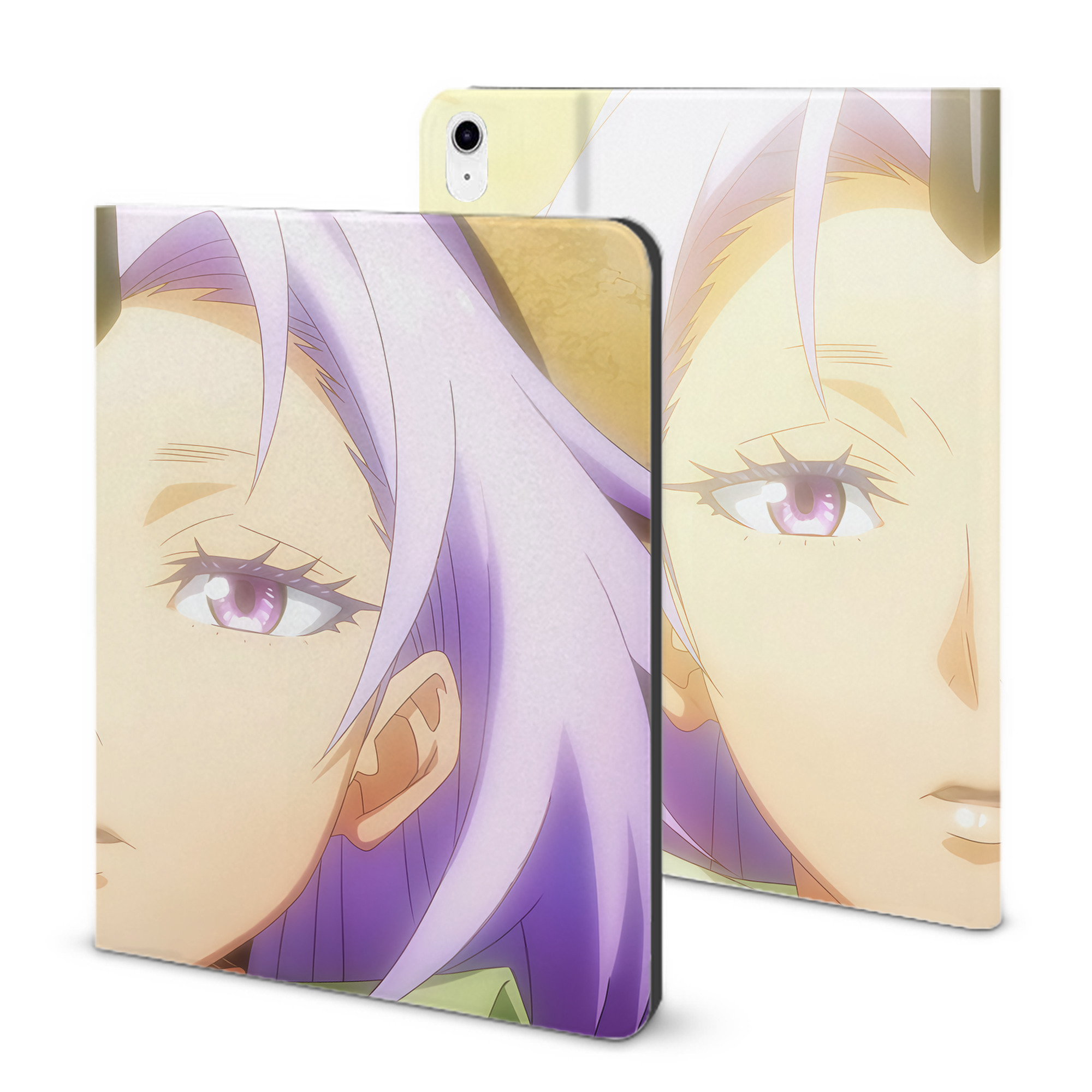 （画像用） 転スラ Regarding Reincarnated to Slime IPad ケース ブック型 PUレザー TPU 耐衝撃 軽量 薄型 ペン収納なし 全面保護 IPad 各モデル対応